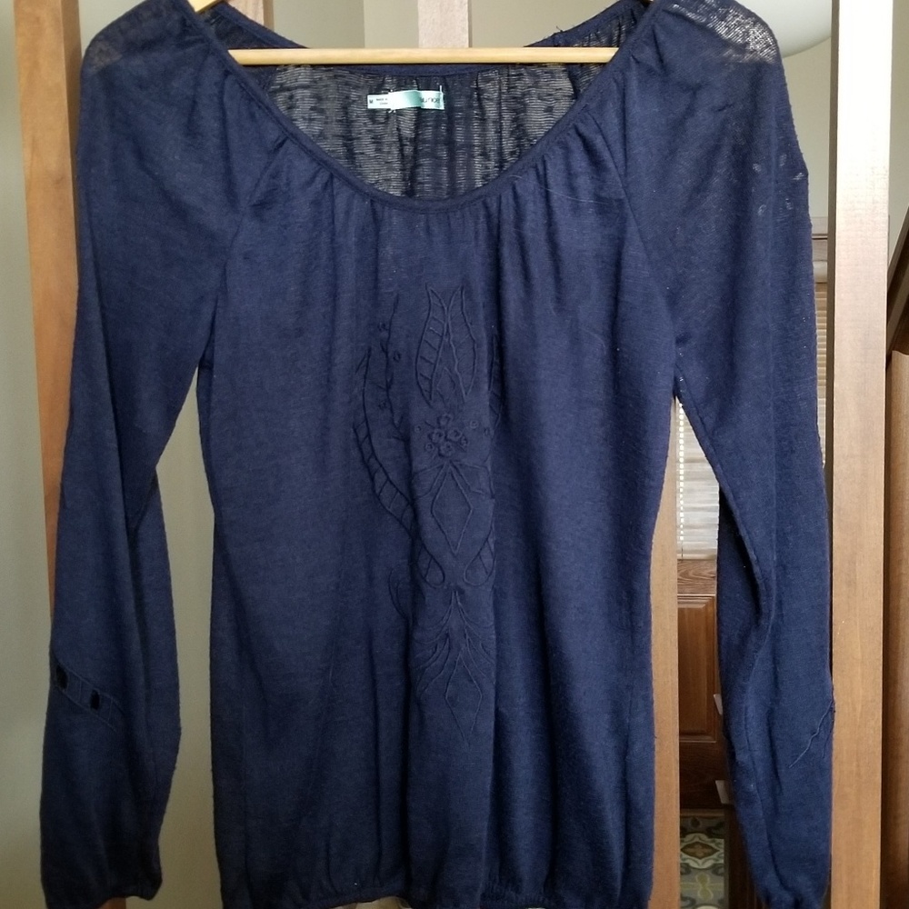 Maurices embroidered blouse